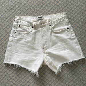 AGolde Parker Long Short - white, size 25 (runs large)